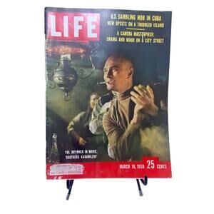 LIFE Magazine March 10 1958 Yul Brynner in Brothers Karamazov